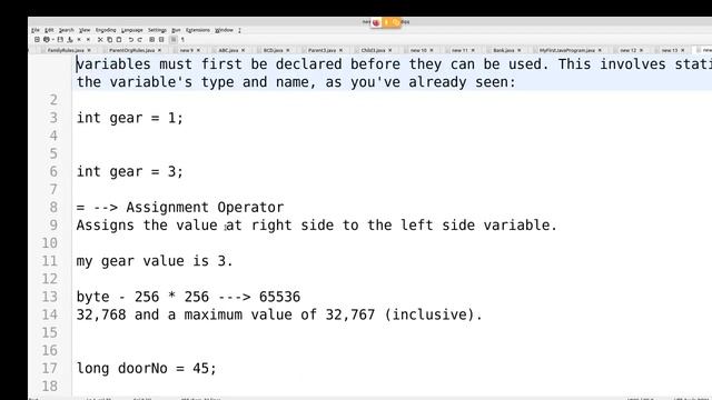 Java in Tamil - Primitive Datatypes Introduction for Beginners - Muthuramalingam - Payilagam