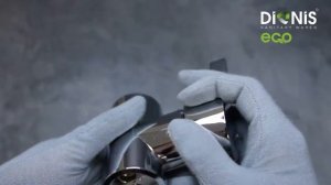 Смеситель для кухни из нержавейки Dionis. Модель TZB4-E-357 (распаковка)