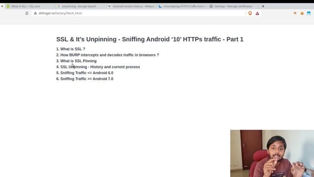 SSL & It's Unpinning - Sniffing Android '10' HTTPs traffic - Part - 01