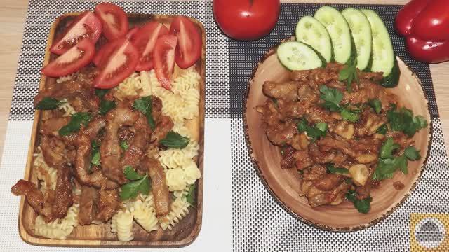 БЕФСТРОГАНОВ ИЗ ГОВЯДИНЫ. ПОШАГОВЫЙ РЕЦЕПТ.
