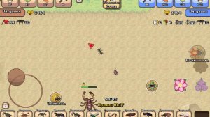 Pocket ants. Боевые цветы против скорпиона. #games #vr #pocketants #ants #roblox