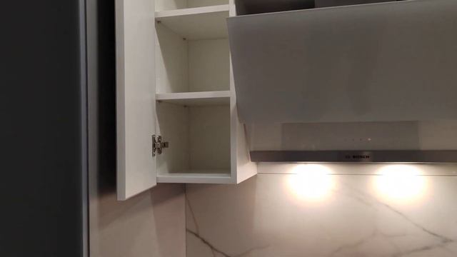 серо-белая матовая кухня смотреть онлайн