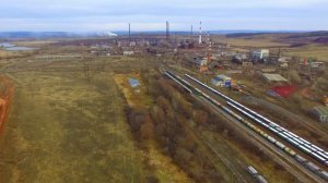 ХИМ.ЗАВОД. Мелеуз. АЭРОСЪЕМКА.