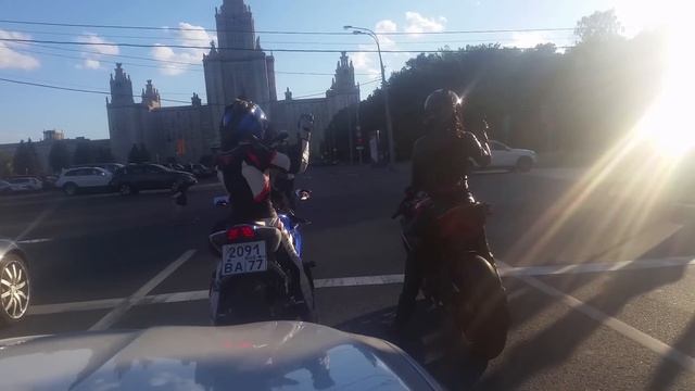девушки на мотоциклах, москва #мототаня