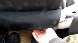 Снятие держателя подголовников Ларгус