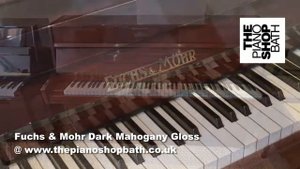 1980 Fuchs & Mohr Mahogany Gloss Piano @ The Piano Shop, Bath
