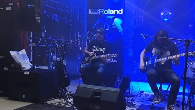 Мастер-класс гитаристов Louna - Дорога бойца (instrumental) смотреть онлайн