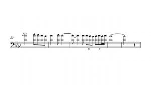Dave Steinmeyer - Trombone Solo Transcription (Feelings)