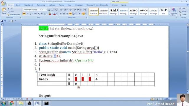 Java Programming: StringBuffer & StringBuilder Class