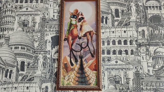 #вышитые картины у моей мамы и сестры/икона бисером /семейная реликвия 13.05.2023 #вышивкакрестиком смотреть онлайн