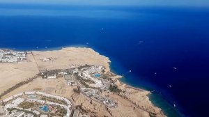 Шарм Эль Шейх с высоты. Flight over Sharm El Sheikh. Egypt. RELAX-VIDEO