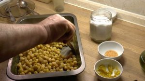 Нут запечённый, вкусная горячая закуска..Рекомендую!