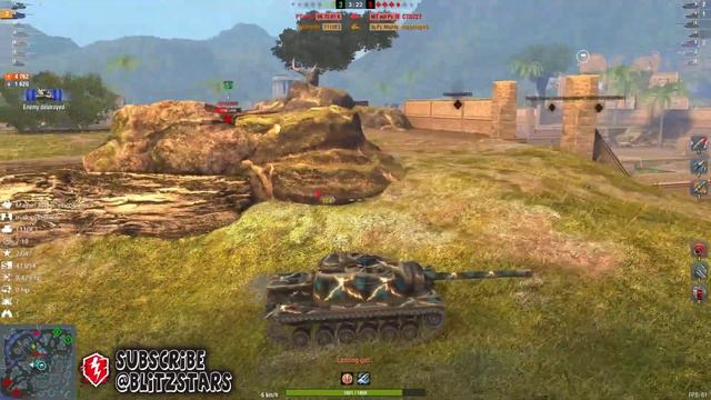 T110E3: Strong Armor and Good Player Combination - World of Tanks Blitz смотреть онлайн