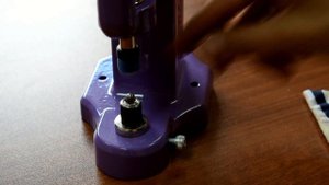 №70 Установка рубашечной кнопки с помощью пресса ТЕР-2 и насадок