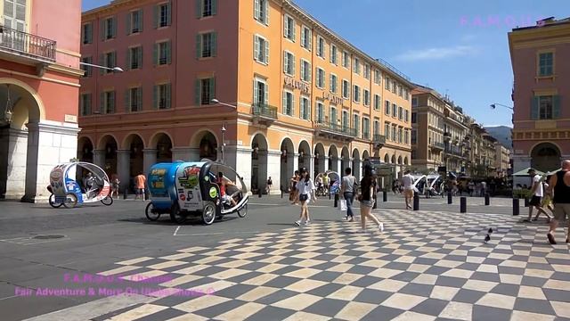 EUROPE TOUR - FRENCH RIVIERA/COTE D'AZUR - Walking around MASSENA Place - Nissa la Bella ! смотреть онлайн