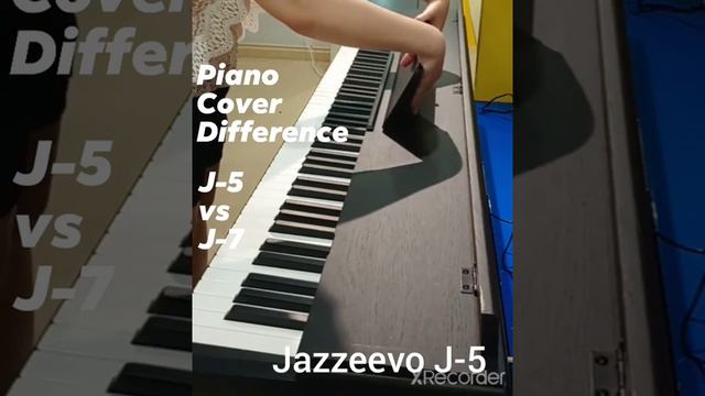 Jazzeevo Digital Piano How To Close & Open Jazzeevo J-5 vs J-7 Piano Cover Difference