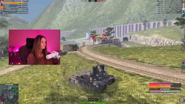 Танки Blitz /Девочка в рандоме (43 стрим ) смотреть онлайн