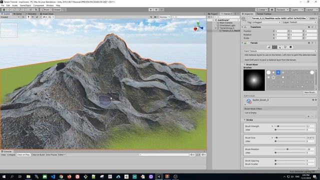 Unity3d Terrain Tools Tutorial | 2019.3 смотреть онлайн