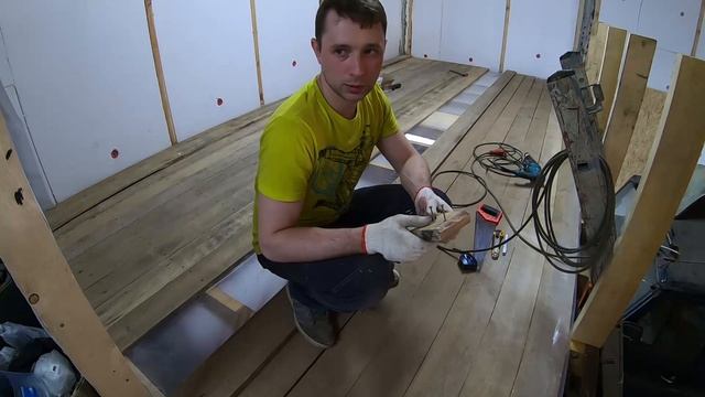 Сделал пол на балконе в #гаражмечты №12 смотреть онлайн