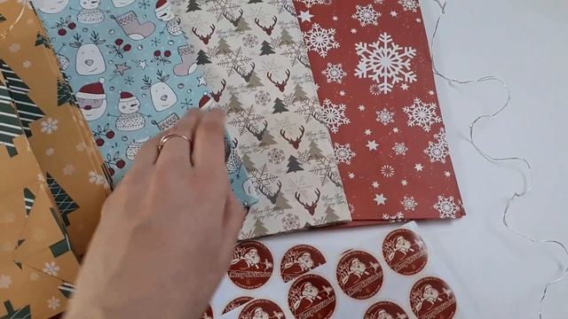 Подарочные пакетики к Новому году с Алиэкспресс