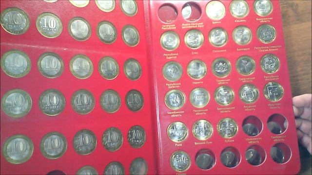 Обзор альбома от КоллекционерЪ для юбилейных и памятных монет России без разбивки по мд.