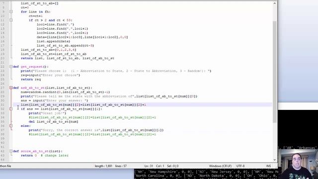 Lesson 20b - Part 2 of the Making a Test - Learn Python 3 at a Snail's Pace смотреть онлайн