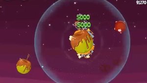 Angry Birds Space Utopia 4-7 walkthrough 3 stars video HD gameplay IPhone 4S Samsung