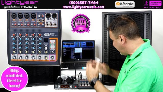 Professional Karaoke System | DJ Karaoke LED Speakers | Wireless Mics | FREE Karaoke Software ✅