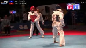 ТХЭКВОНДО ВТФ. ОТБОР НА ЮНОШЕСКИЕ ОЛИМПИЙСКИЕ ИГРЫ. ЮНИОРКИ 63 кг. ЧЕТВЕРТЬФИНАЛ