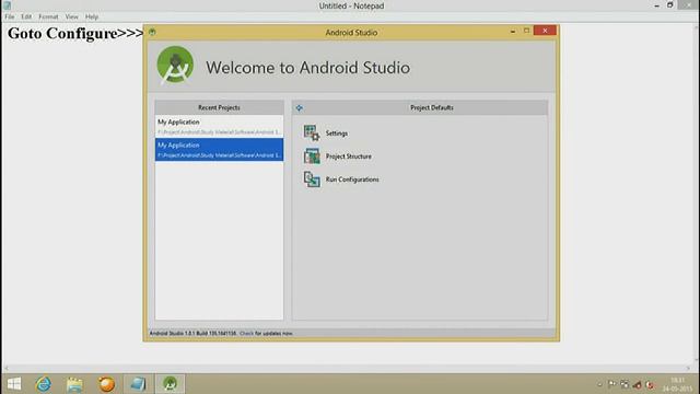 Android Studio Beginners Tutorial : How to Change SDK Path смотреть онлайн