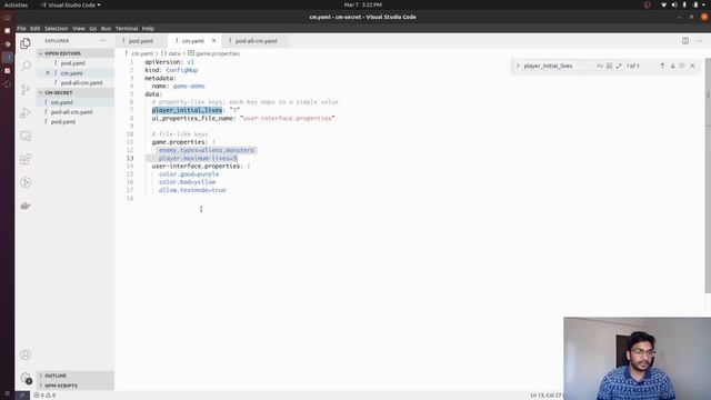 Kubernetes ConfigMap and Secrets resources, examples, types and how to use them in Pod