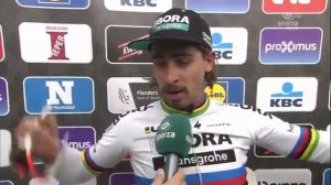 Peter Sagan Post race interview Gent Wevelgem (Terpstra)