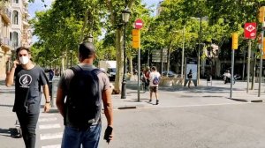 BARCELONA, GRACIA neighbourhood and PASSEIG DE GRACIA avenue, 29/05/2021