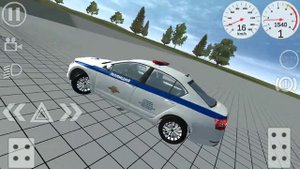 Обзор машины SKODA OCTAVIA A7 Полиция в Simple car crash.