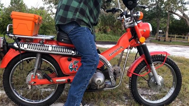 1977 Honda CT90 Trail. смотреть онлайн