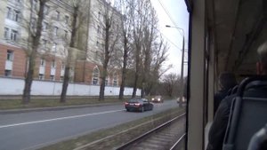 Поездка на трамвае 71-619А №30712 №28к м.Щукинская-Проспект Маршала Жукова