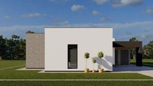 Одноэтажный дом в стиле хай-тек. Обзор проекта