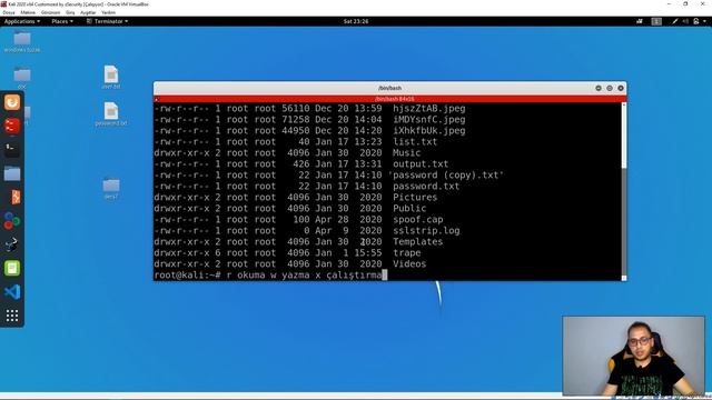 chmod Kullanımı Yetki İşlemleri - #Kali #Ders 9 смотреть онлайн