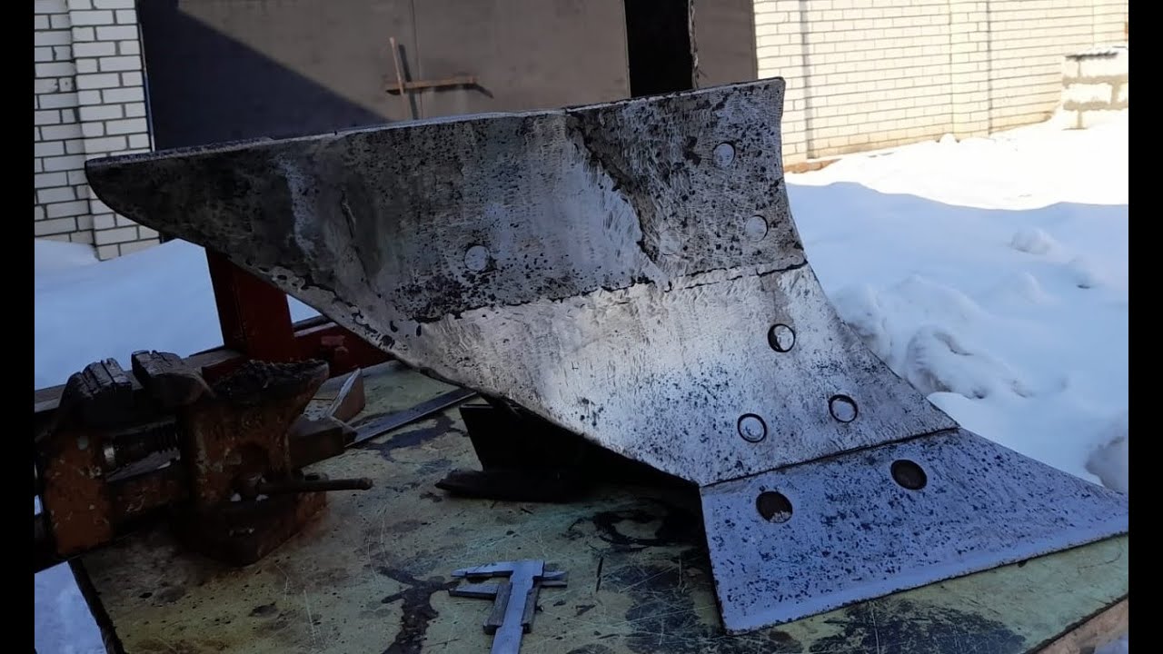 Самодельный корпус плуга из предплужника для мотоблока Нева МБ-2 смотреть онлайн