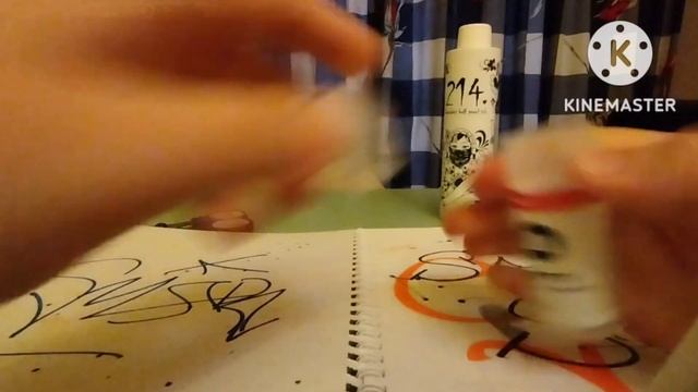Обзор помпового маркера Molotow и чернил 214.Mini overview of the Molotow pump marker and ink 214.