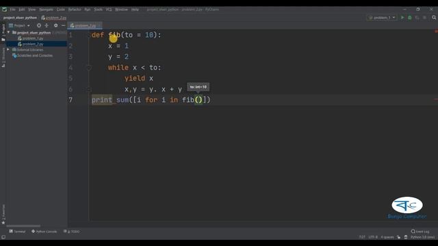 How to Solve Project Euler Problem #2 Even Fibonacci Numbers