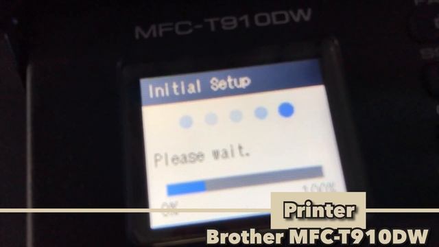 UNBOXING AND SETUP PRINTER BROTHER MFC-T910DW смотреть онлайн