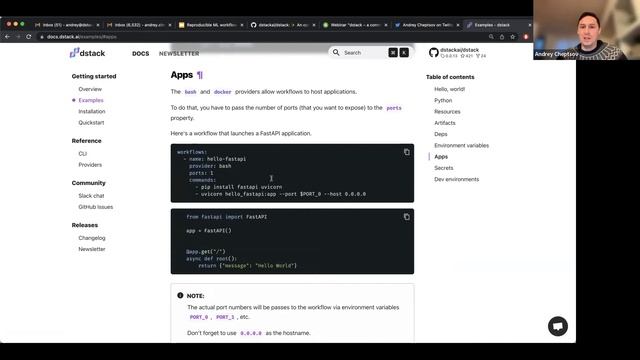 Webinar "dstack – a command-line utility to provision infrastructure for ML workflows" смотреть онлайн