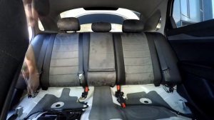 Kia K5 чехлы Автопилот с алькантарой. Чехлы ПУШКА! Обзор и установка Киа К5. Машина для такси.