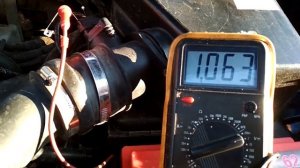 ДМРВ, как правильно снять АЦП мультиметром.