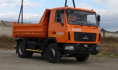 Самосвал МАЗ 5550С3 580 000, (4х2, 6.2м3, ЯМЗ 536, 275л.с., КПП 9JS135A, задняя разгрузка) смотреть онлайн