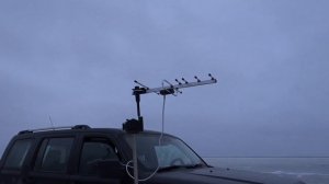 Испытания мощной комнатной телевизионной антенны в 40 км от ТВ передатчика