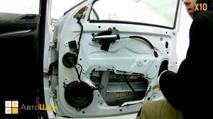 Шумоизоляция дверей Lada Vesta в уровне Премиум. АвтоШум.