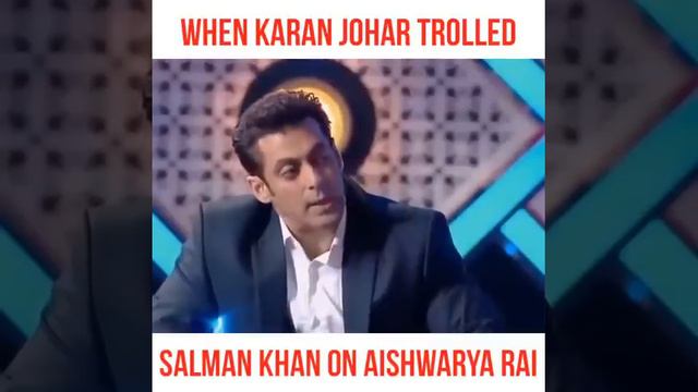 When Karan Johar Trolled Salman khan On Aishwarya Rai #SalmanKhan #KaranJohar #AishwaryaRaiAffair