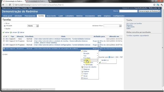 Redmine 06 - Nível Básico - Modulo Planejamento смотреть онлайн
